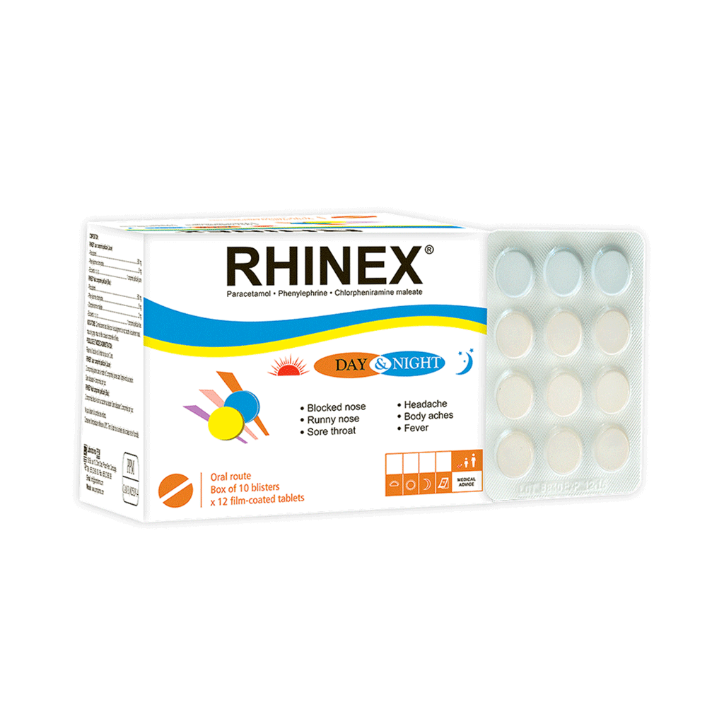 RHINEX® Day & Night Film-coated tablet